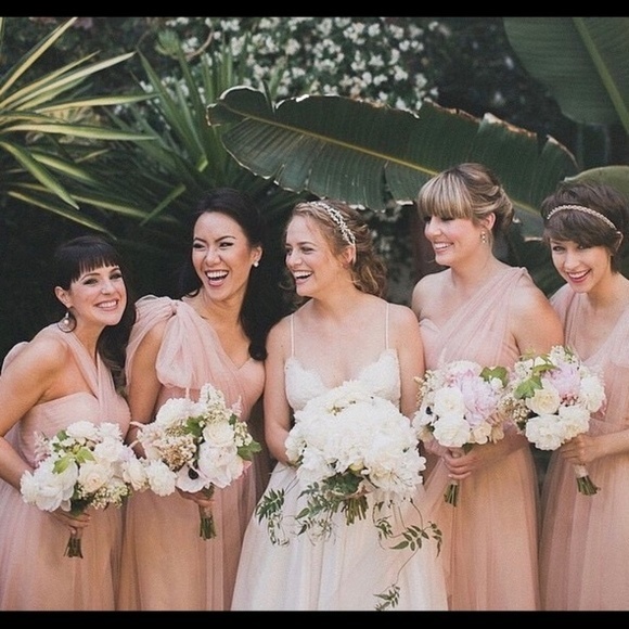 Jenny Yoo: Anabelle Tulle Blush Gown (size 10) - Picture 6 of 7